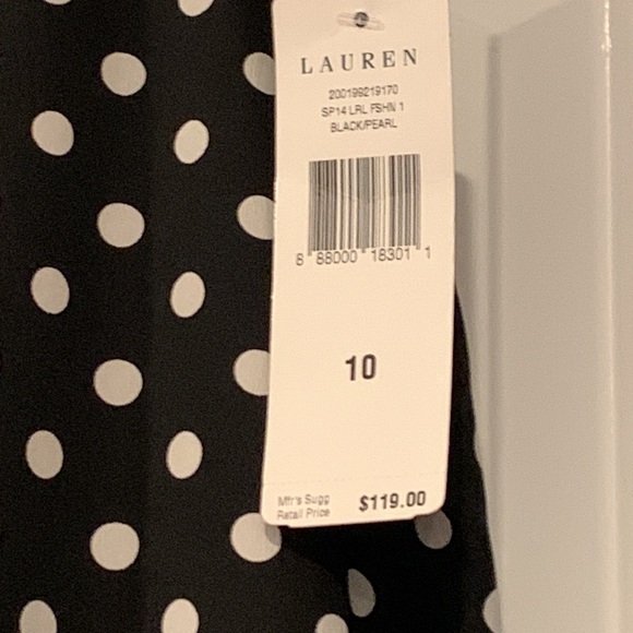 Black and Pearl (white) Ralph Lauren Pants. - Picture 5 of 7